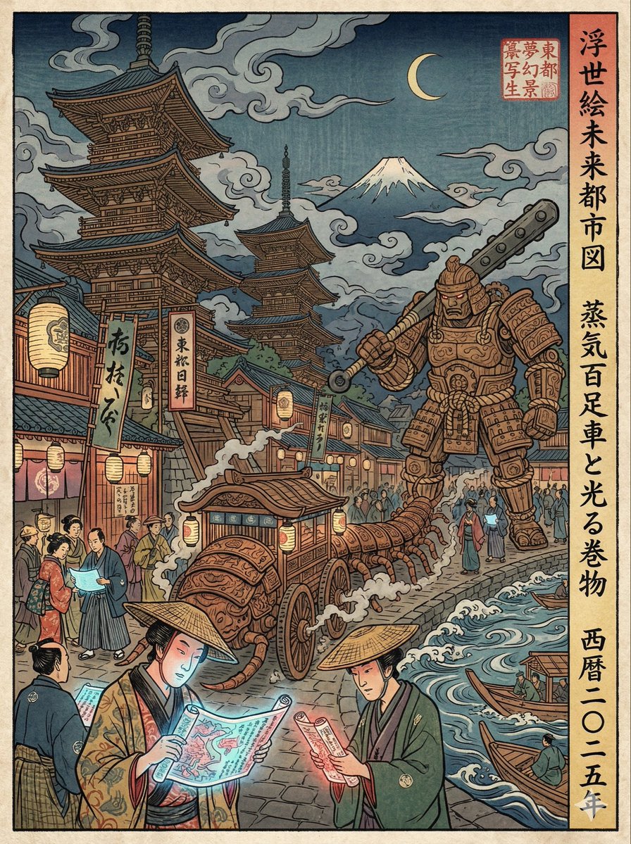 江户版画中的现代涩谷